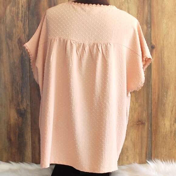 Indie & Co XXL Women's Tank Blouse Top Blush Elodie - Picture 3 of 4